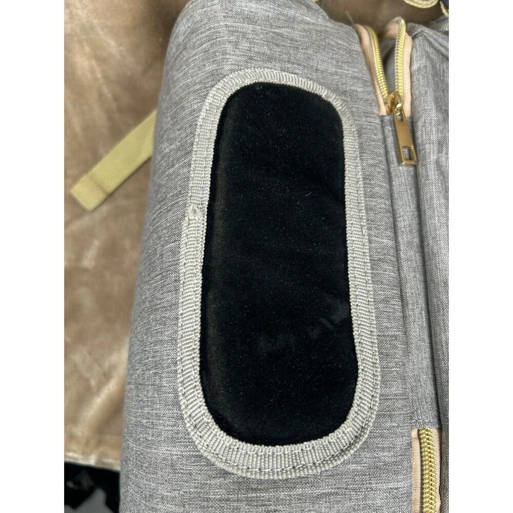 MOMIGO Breast Pump Backpack Cooler and Moistureproof Bag Large Grey